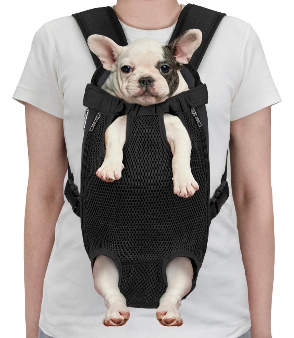 Pet Bonus Small Dog Carrier, Front Carry, Double Adjustable Cross Straps